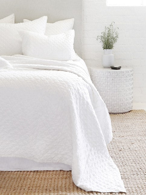 White Hampton King Size Quilt