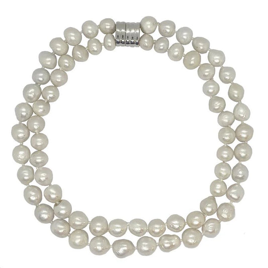 White Edison Pearl Necklace