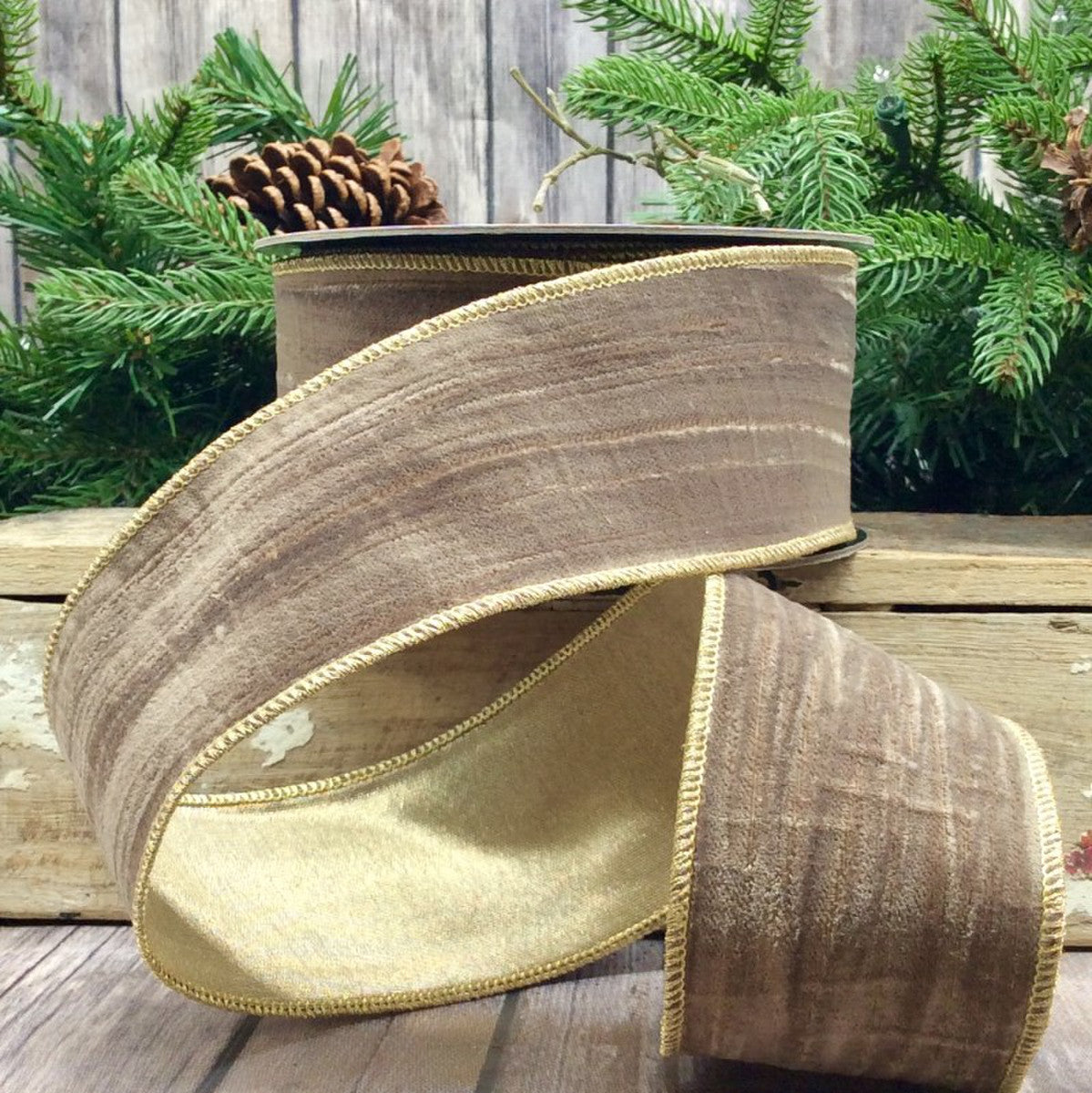 Velvet Vintage Gold/Taupe