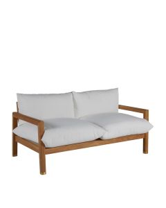 Monterey Aluminum Outdoor Sofa-Slate Grey with cushion