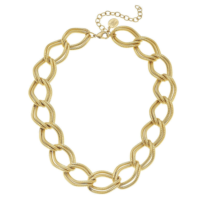 Gold Double Loop Chain Nk