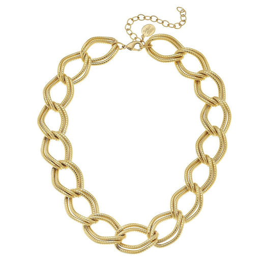 Gold Double Loop Chain Nk