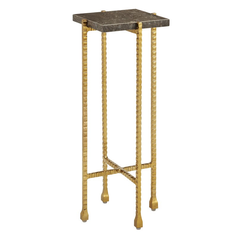 Gold Marble Drink Table