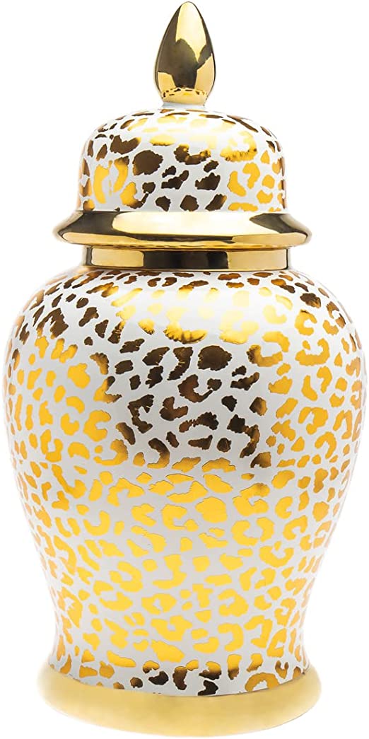 Leopard Print Ginger Jar Large