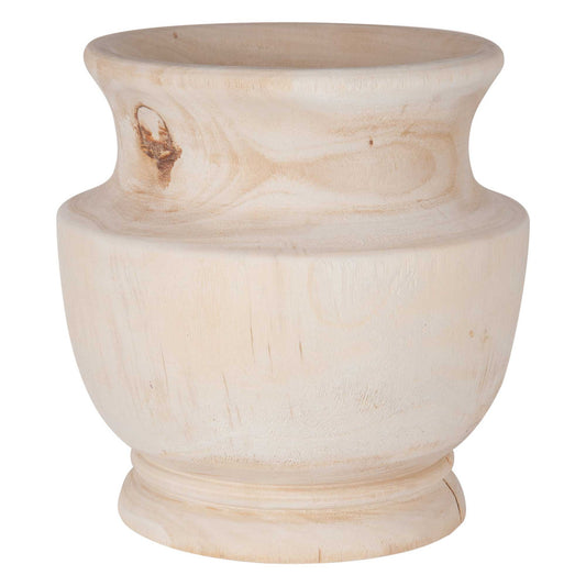 Calliope Wood Vase-12" Tall