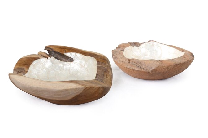 Natura Capiz Lined Bowl-Large size