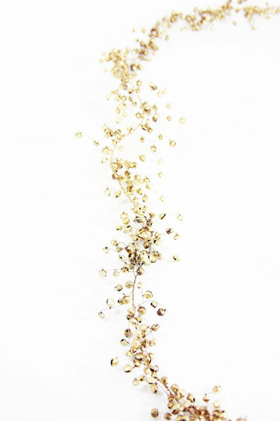 JINGLE GARLAND GOLD 6 FT