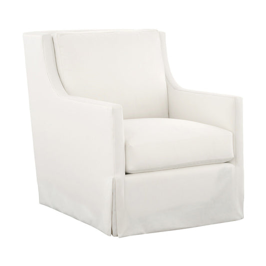 Baldwin Swivel Chair Slipcovered-Paradigm Earth