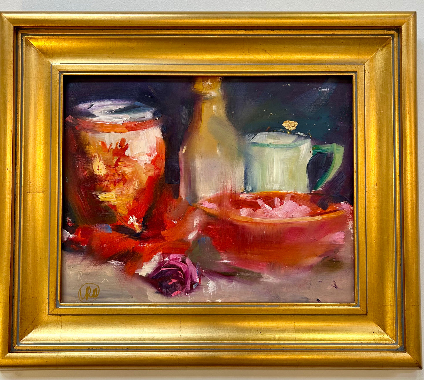 Orange Still Life Painting 11x14