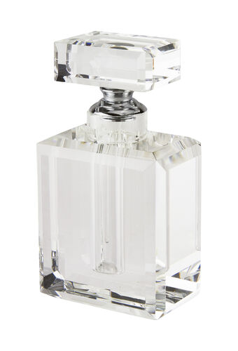 Tall Rectangle Crystal Glass Perfume