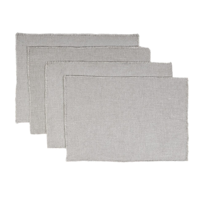Oakville-Placemats-Light Gray