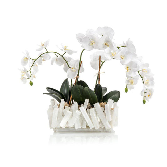 Selenite Orchids 20x28x11