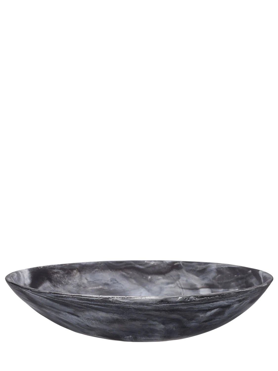 Everyday Large Black Swirl Bowl