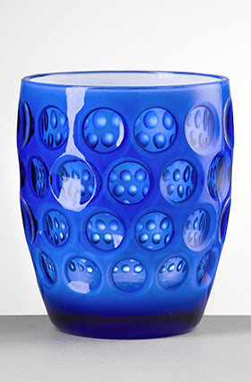 Lente 4" Tumbler Blue/White