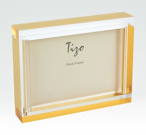 Acrylic 5x7 Gold Border Frame