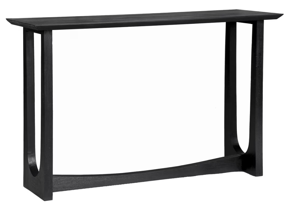 Arch Console Table, Matte Black