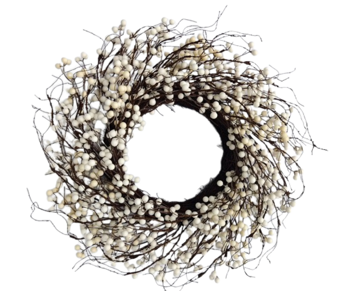 White Berry Wreath