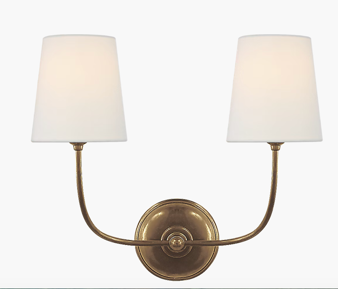 Vendome double sconce 18"