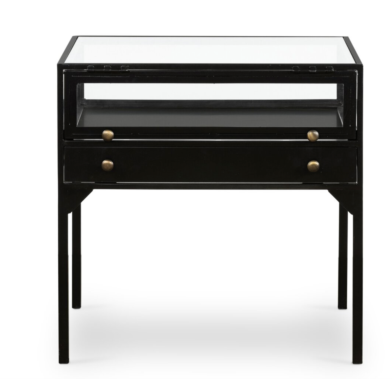 Shadow box end table