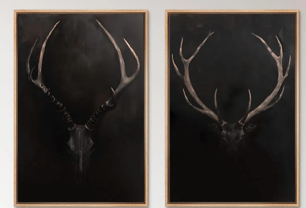 Deer Antler Wall Art
