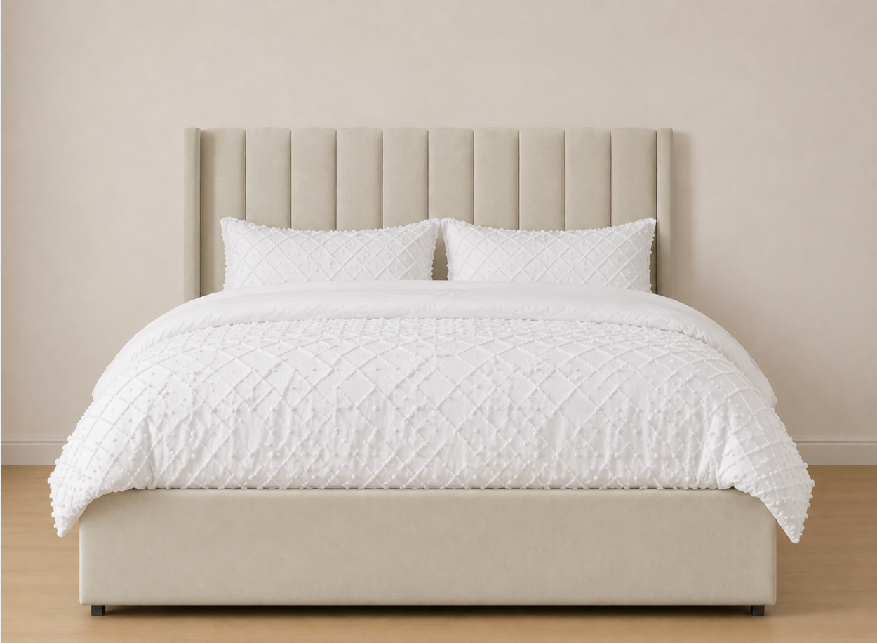 Upholstered Bed with storage