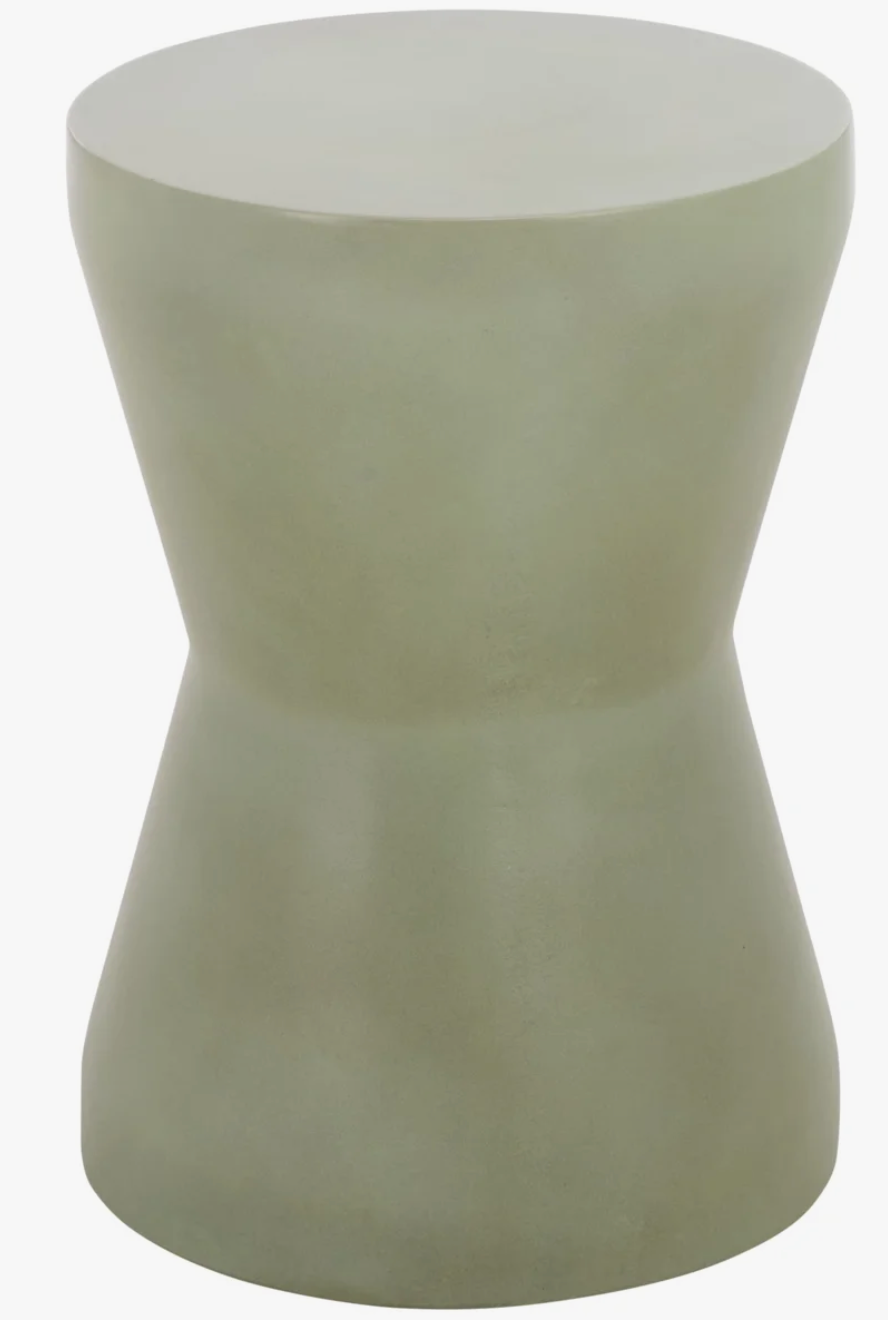 sage green outdoor side table