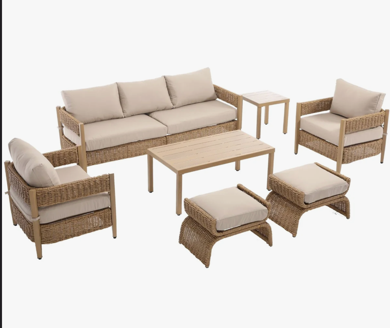 Lounge set 7 pieces