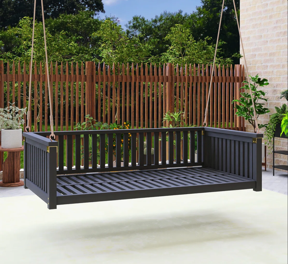 outdoor bed swing
