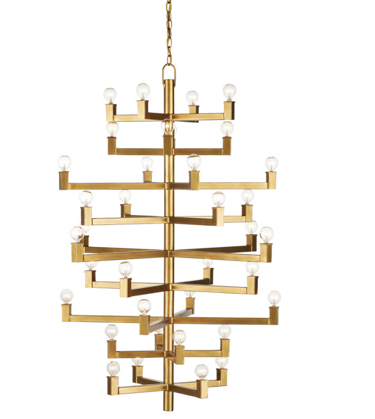 Andre Large Brass chandelier