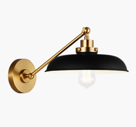 Wellfleet One Arm Wide Sconce