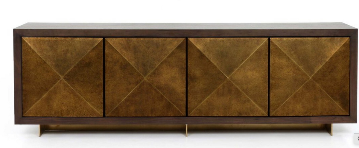 Gold Faceted sideboard