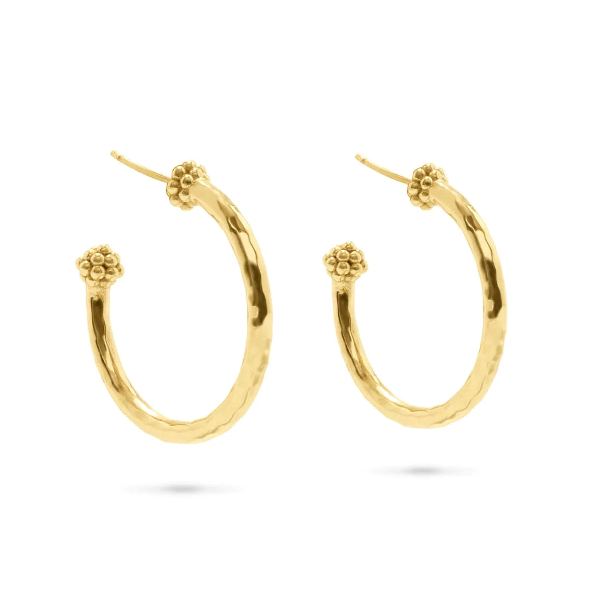 Berry Medium Hoops