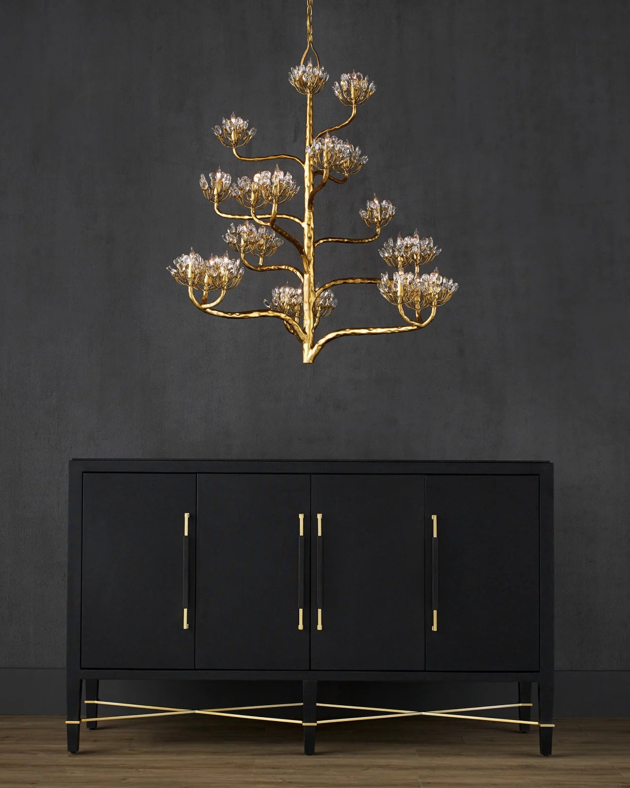 Agave Gold Chandelier