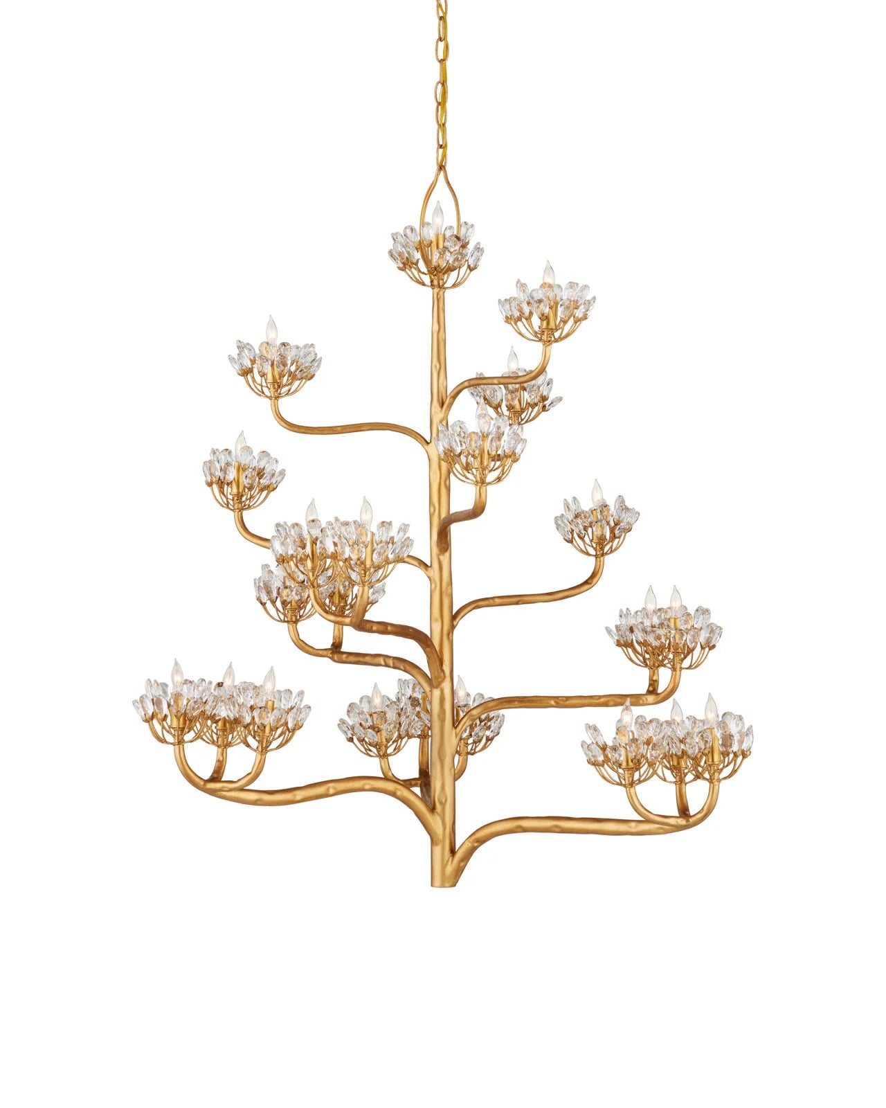 Agave Gold Chandelier