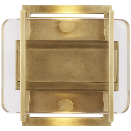Duelle Small Wall Sconce-Brass