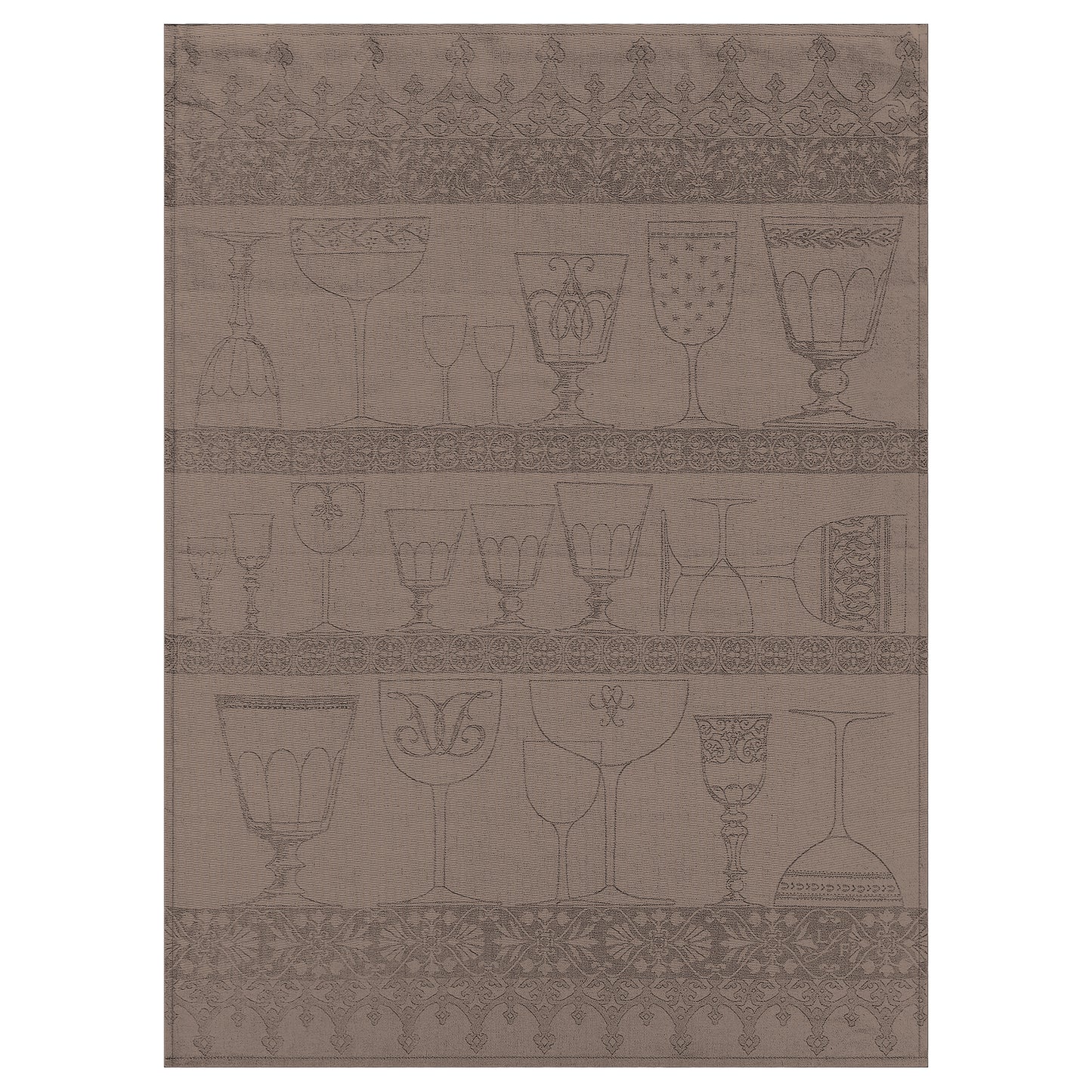 Cristal Dark Grey Tea Towel