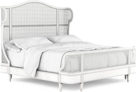 Somerton Cane Shelter Queen Bed