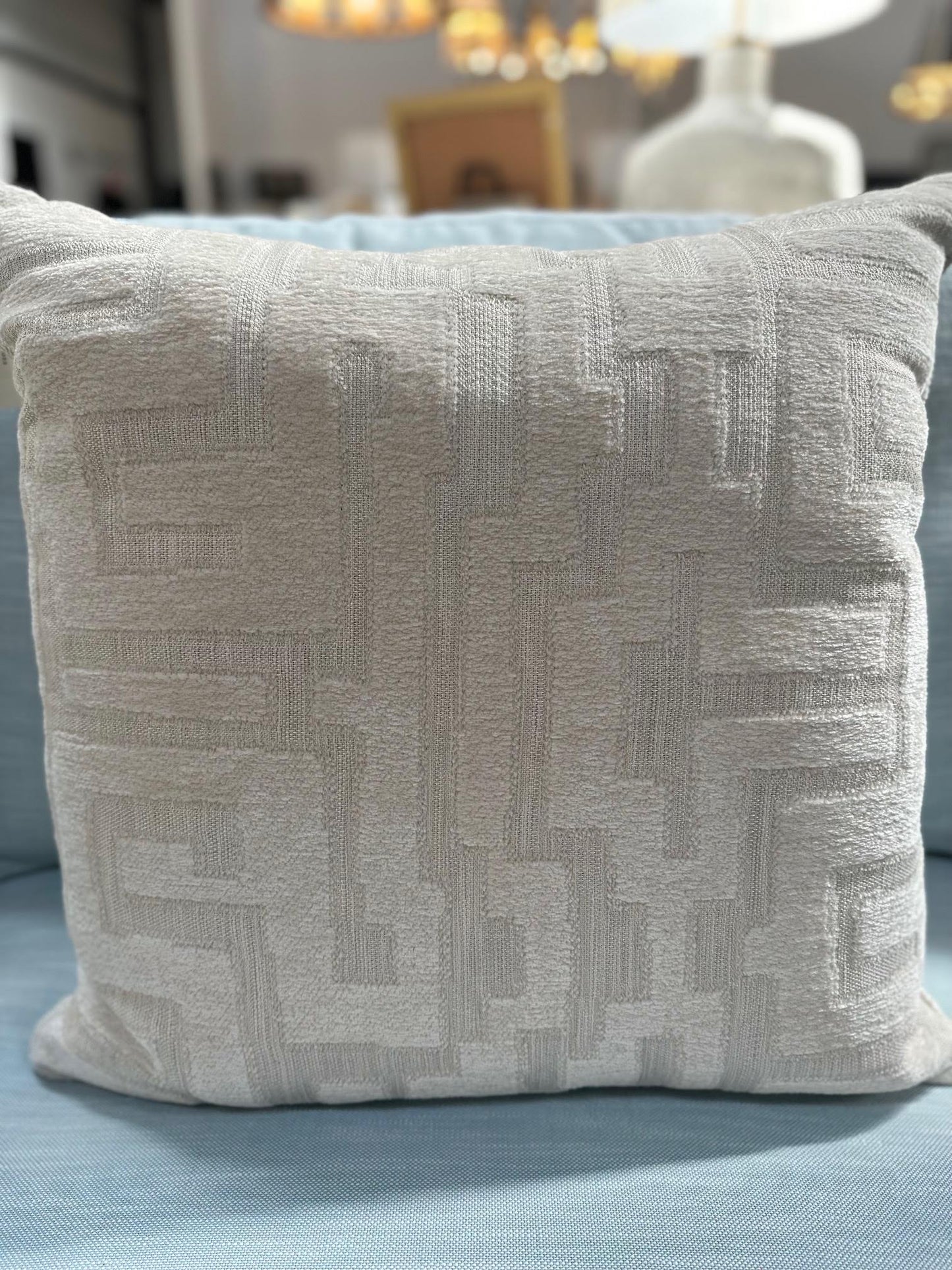 Grecian Pearl 22x22 Pillow