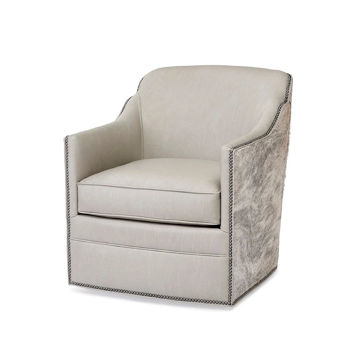 Kylie Swivel Chair-Nantucket Pebble