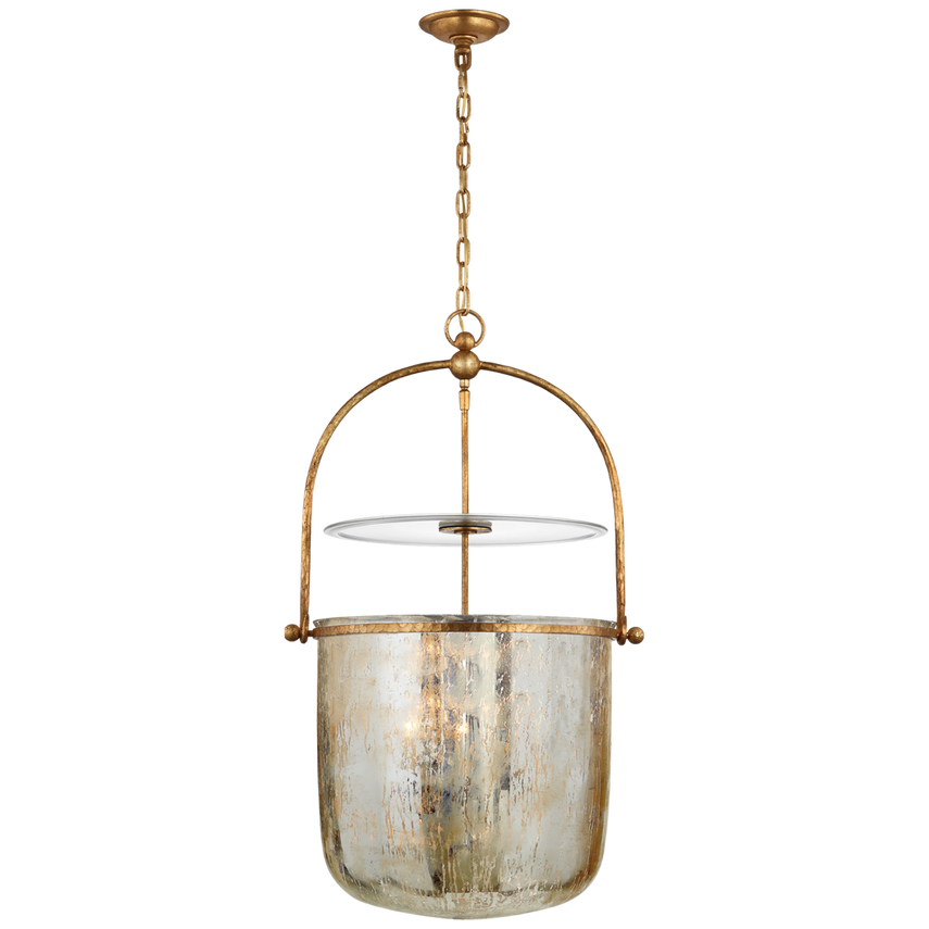 Lorford Smoke Bell Lantern Gold Kitchen