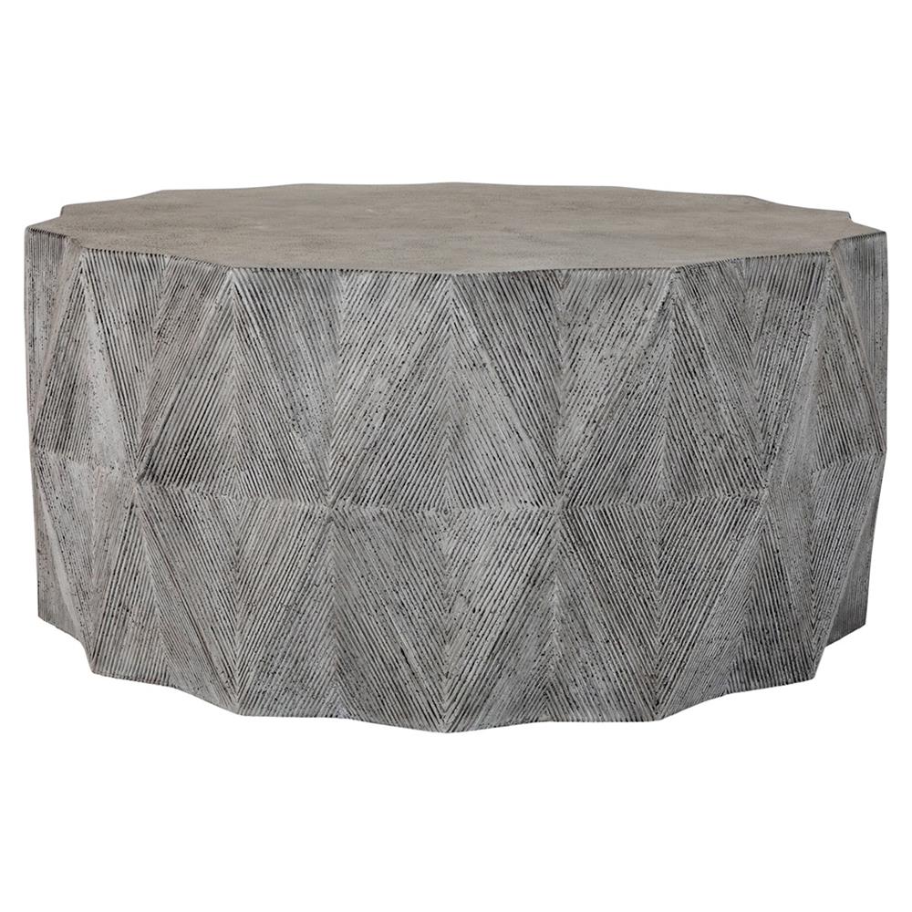 Mandarin Outdoor Coffee Table Aged Stone Grey