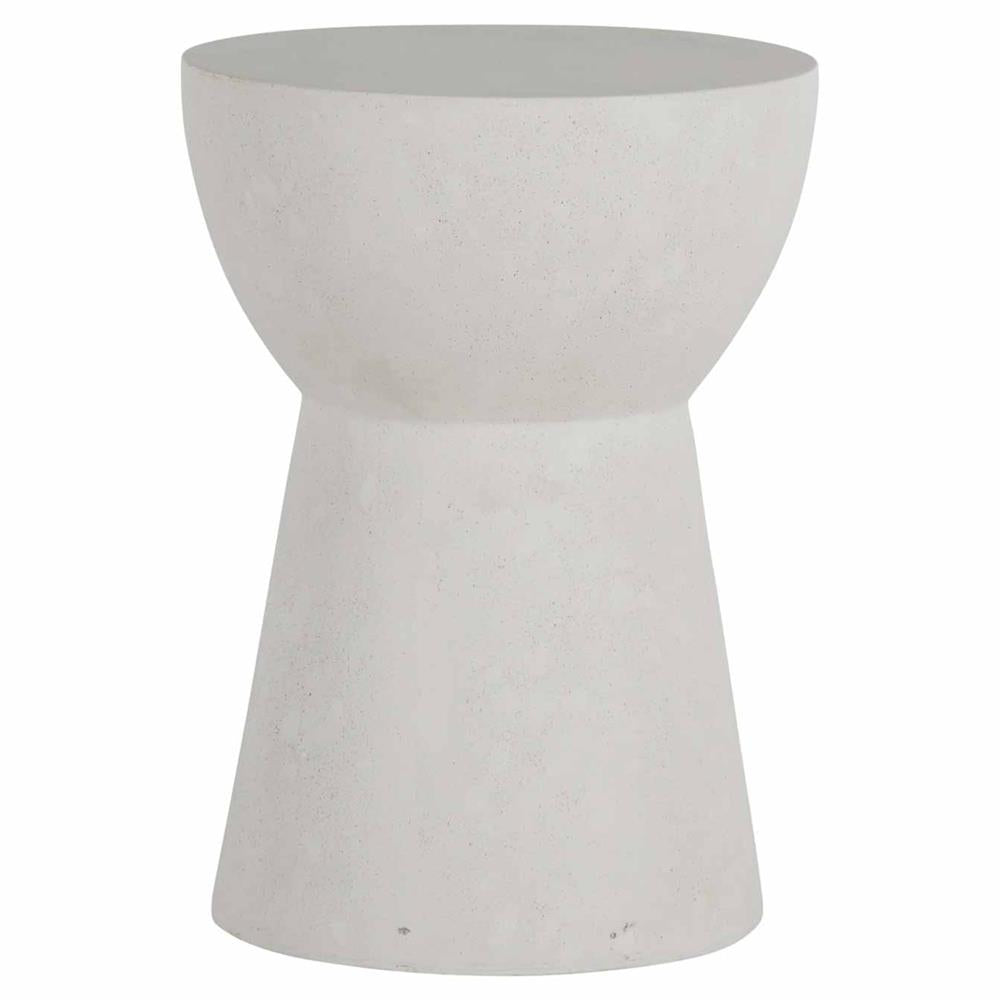 Ibis Outdoor End Table Natural Stonecast