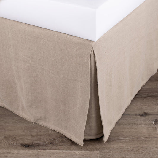 Ranier King Bed Skirt-Natural