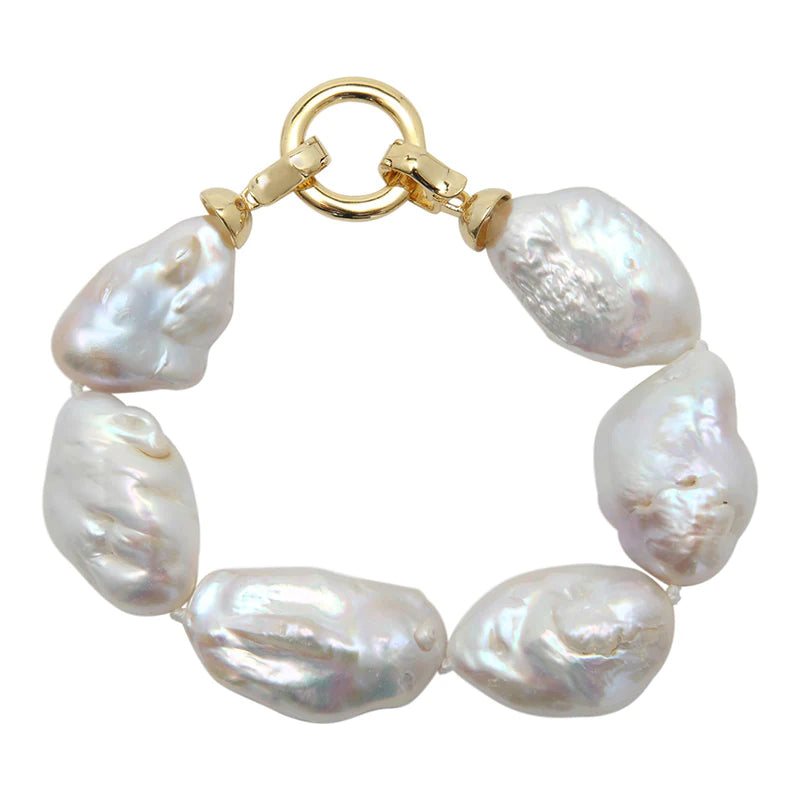 White Pearl Bracelet