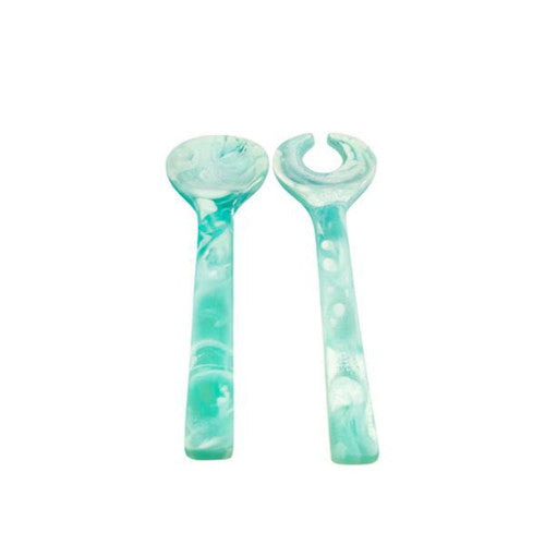 Classical Servers-2 piece Aqua Swirl