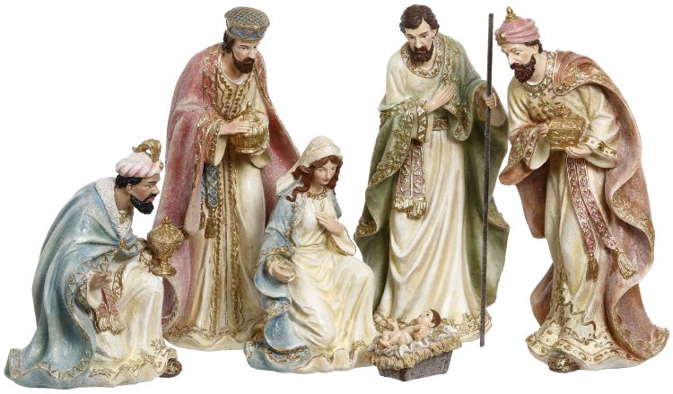 Elegant Nativity 12.5"