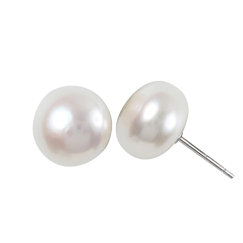 White Stud Earring