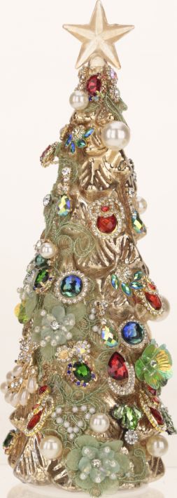 Jeweled Christmas Tree 12"