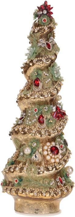 Jeweled Christmas Tree 15"