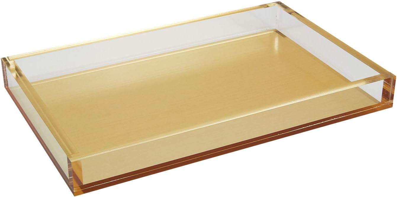 Acrylic cocktail Gold Tray